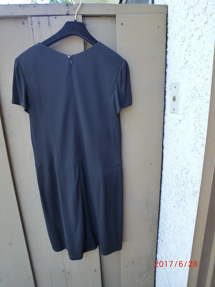 Auténtico Vestido CHANEL 97P 100% Viscosa - Rayón Logo "CC" - Talla" 42 Foto 3 de 4