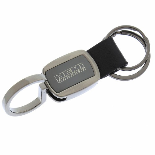 Hemi Powered Double Valet Leather Key Fob (Gun Metal) eBay
