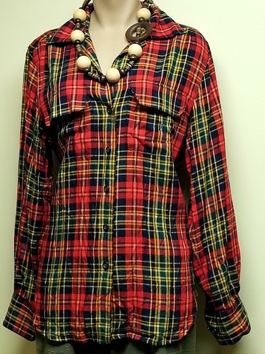 Ralph Lauren kariertes Baumwollhemd mit Knopfleiste, Gr. 4 - Bild 1 von 7