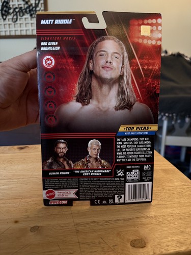 Wwe Top Picks Basic Matt Riddle & Seth Rollins Basic Series 137 New! - 第 5/5 張圖片