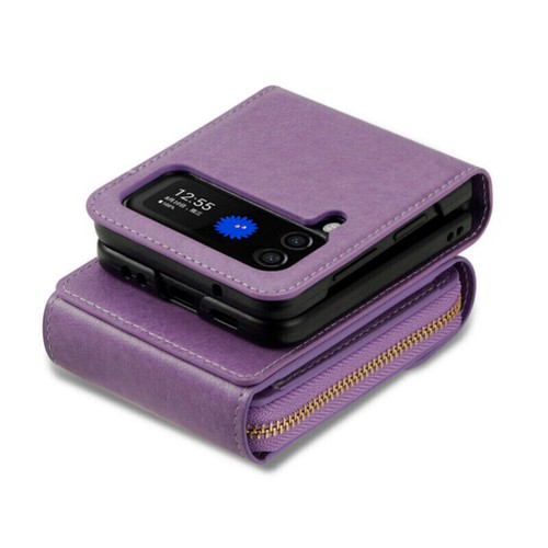 Zipper Wallet Purse Crossbody Phone Case For Samsung Galaxy Z Flip5 4 Flip 3 5G - Picture 2 of 67