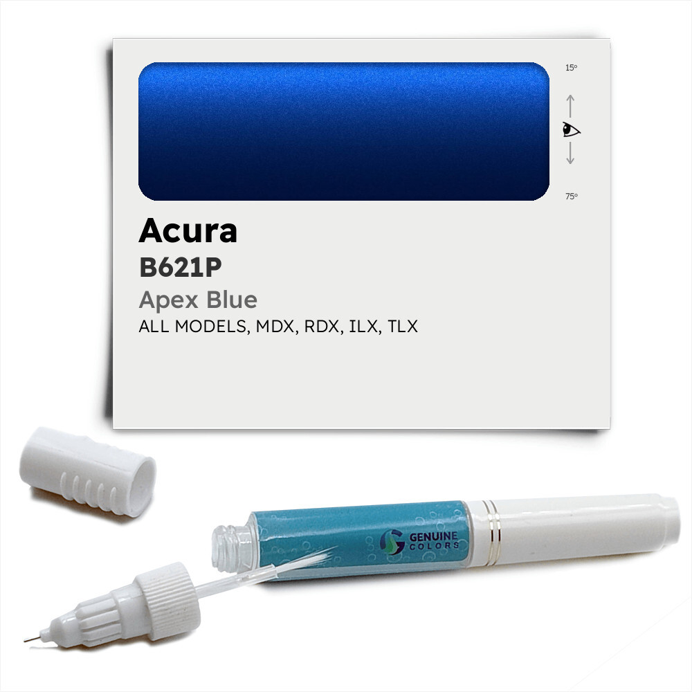 【blue-base】PWA B621P Blue Touch Up Paint for Acura MDX RDX ILX TLX APEX