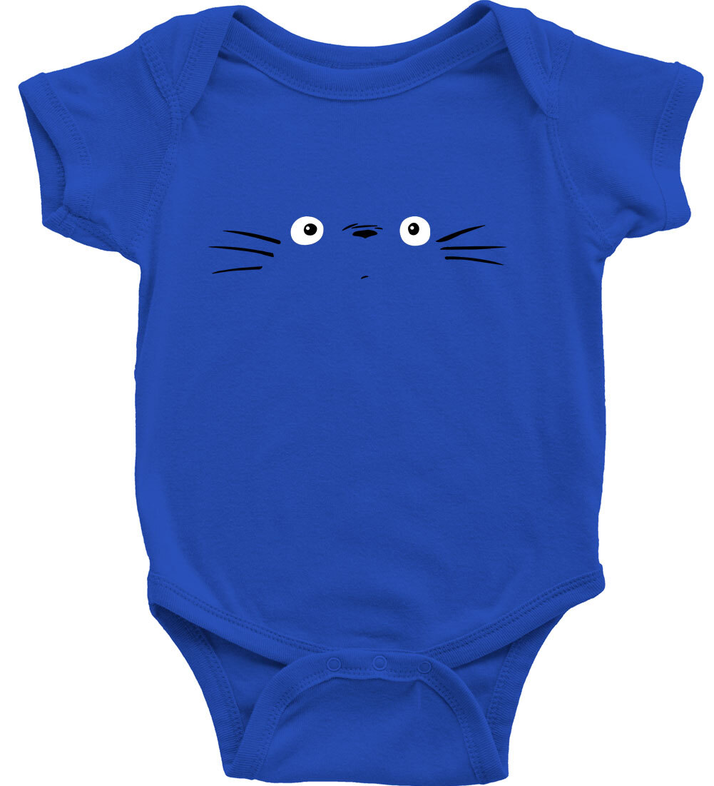 Infant Baby Bodysuit One-Piece Romper Totoro Face Cute Funny