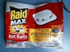 Raid Max 76748, Double Control Ant Baits, 4 C...
