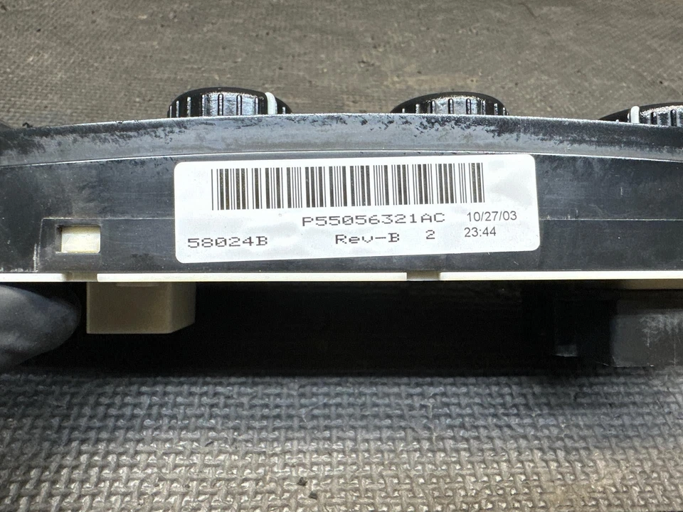 Dodge Ram 2500 SLT 5.7L Heater AC Temperature Control 2003 2004 2005 55056321AC - Image 3 of 4