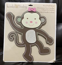 New Koala Baby Monkey Wood Wall Decor Nursery Bedroom Playroom Picture Toys R Us