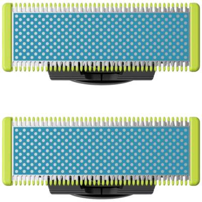 2er Multipack Philips Bodycare OneBlade Rasierklingen Blau, Grün 2 St.