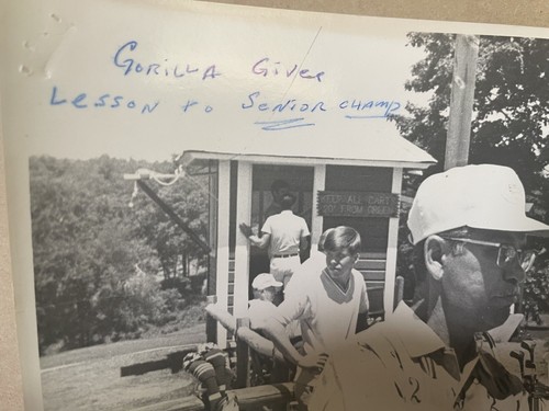 Vintage Gorilla Golf Club Photo 9 x 7 inch balck and white Senior Championship - Picture 2 of 5
