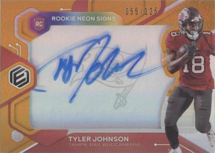 2020 Panini Elements - Rookie Neon Signs Tyler Johnson #RNS-TJ Orange ...