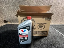 (QTY 6) Valvoline Full Synthetic High Mileage with MaxLife Technology Motor Oil
