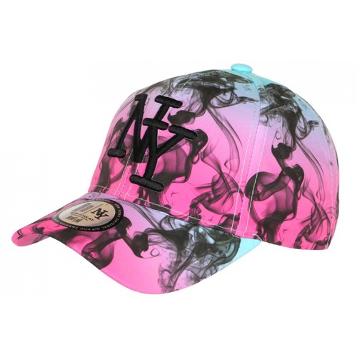 Casquette Baseball Streetwear NY Bleu Et Violet - Hip Hop Honour - Taille Unique Adulte Unisexe - Neuf Avec étiquettes