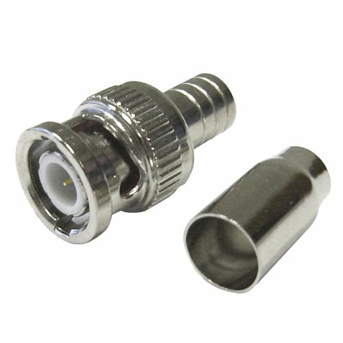 Crimpzange +40x Crimp auf BNC Stecker Video Stecker für RG59 Siamkabel Draht - Bild 7 von 12
