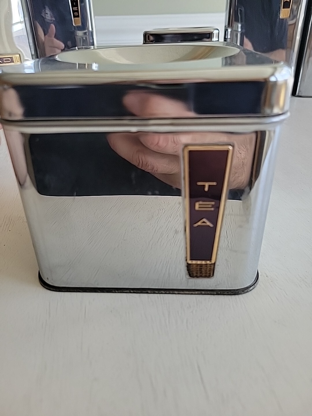 Vintage MCM Lincoln Beautyware Bread Box and Canister 6 Piece Set