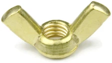 Brass Wing Nuts - Inch Sizes #6-32 to 1/2"-13 - QTY 25