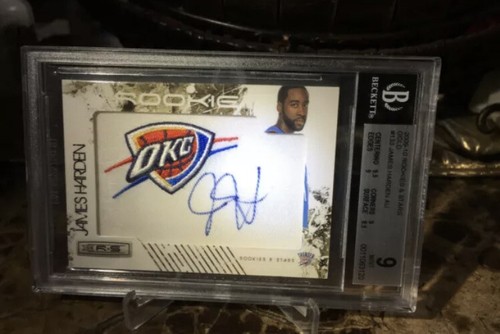 James Harden [Patch Autograph Gold] #133 2009 Panini Rookies & Stars card