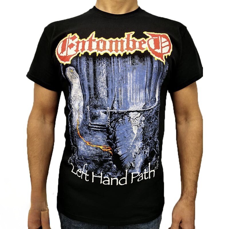 ENTOMBED Left Hand Path T-Shirt Black Dismember Dissection Carnage