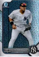 2022 Bowman Chrome Mega Box Mojo #BCP-98 Jasson Dominguez Rookie NY Yankees