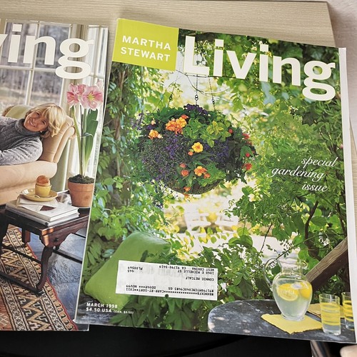 Martha Stewart Living Magazine 1998 Lot 10 Recipe Cards Feb To Dec Issues 56-65 - Picture 10 of 11