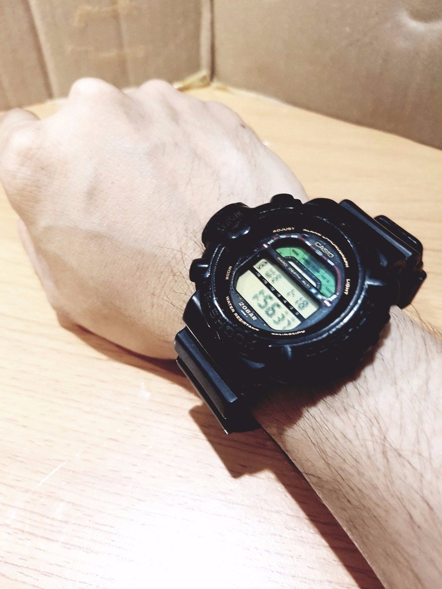 Vintage G-Shock DW-6500 Army Black Pilot Aviation Sky force Alti