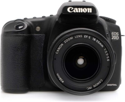 Canon EOS 20D 8.2MP Digital SLR Camera w/ EF-S 18-55mm Lens
