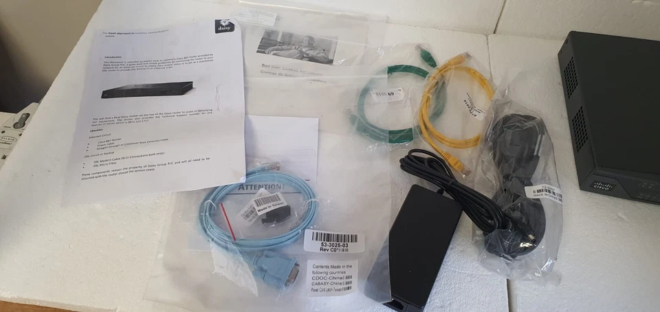 Cisco 887VAM 800 Series Integrated Services Router DSL modem CR047 LD (A6) - Image 3 of 4