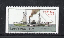 2407 * NEW ORLEANS 1812 *  STEAMBOATS * U.S. Postage BOOKLET Stamp MNH