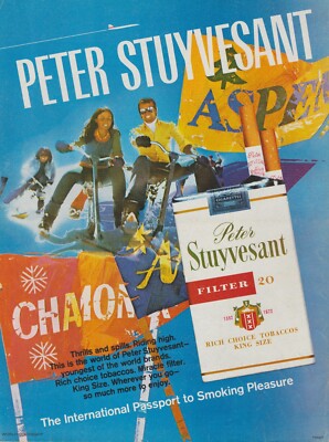 peter stuyvesant rolling tobacco 1976 Peter Stuyvesant Cigarettes - Aspen, CO Snow Ski Bikes - Print Ad Photo Art peter stuyvesant rolling tobacco 1976 Peter Stuyvesant Cigarettes - Aspen, CO Snow Ski Bikes - Print Ad Photo Art