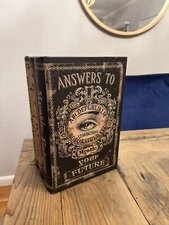 Halloween Spirits Ouija Skull Faux Book Distressed Stash Storage Box Decor Prop