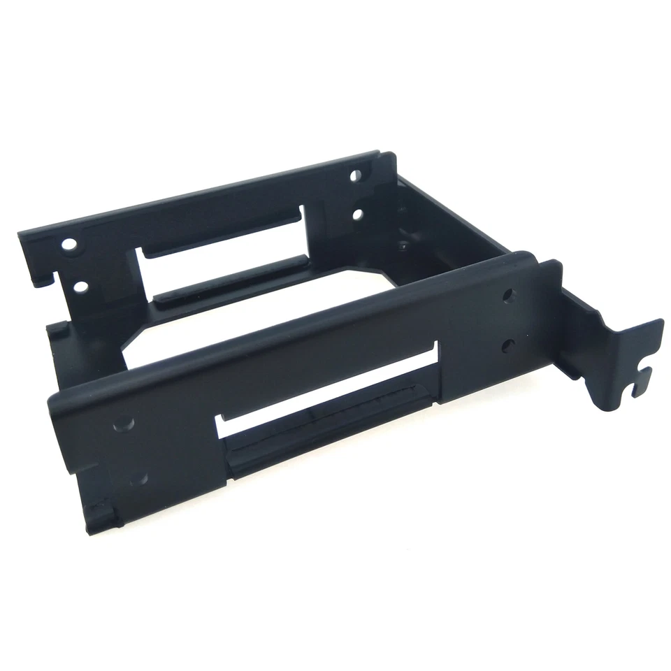 2.5" Dual HDD to PCI Slot Mount Bracket SATA SSD Hard Drive Adapter ATX Bracket - Image 4 of 4