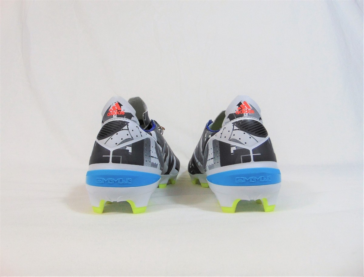 Adidas Gamemode FG Grey White Multi Color Soccer Cleats Sz