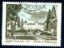 Poland Stamps Scott #1531 Wilanow Palace 1967