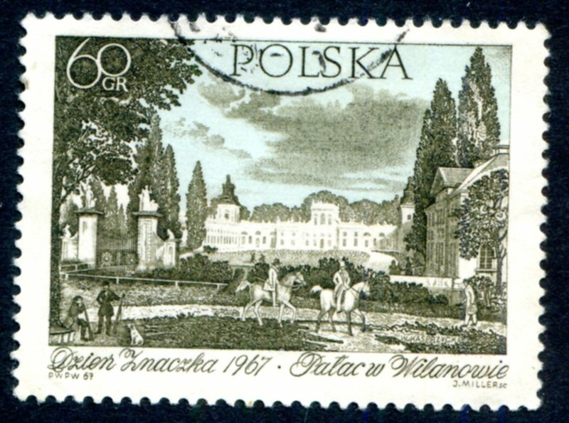 Poland Stamps Scott #1531 Wilanow Palace 1967