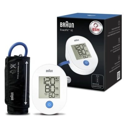 Braun ExactFit 1E Blood Pressure Monitor Easy to Use Accurate Blood Pressure