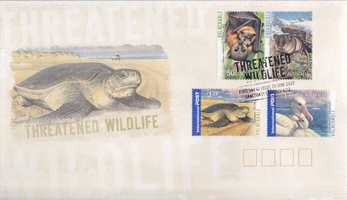 Australia 2007 - Threatened Wildlife, Se-Tenant & 2 x International Post - FDC