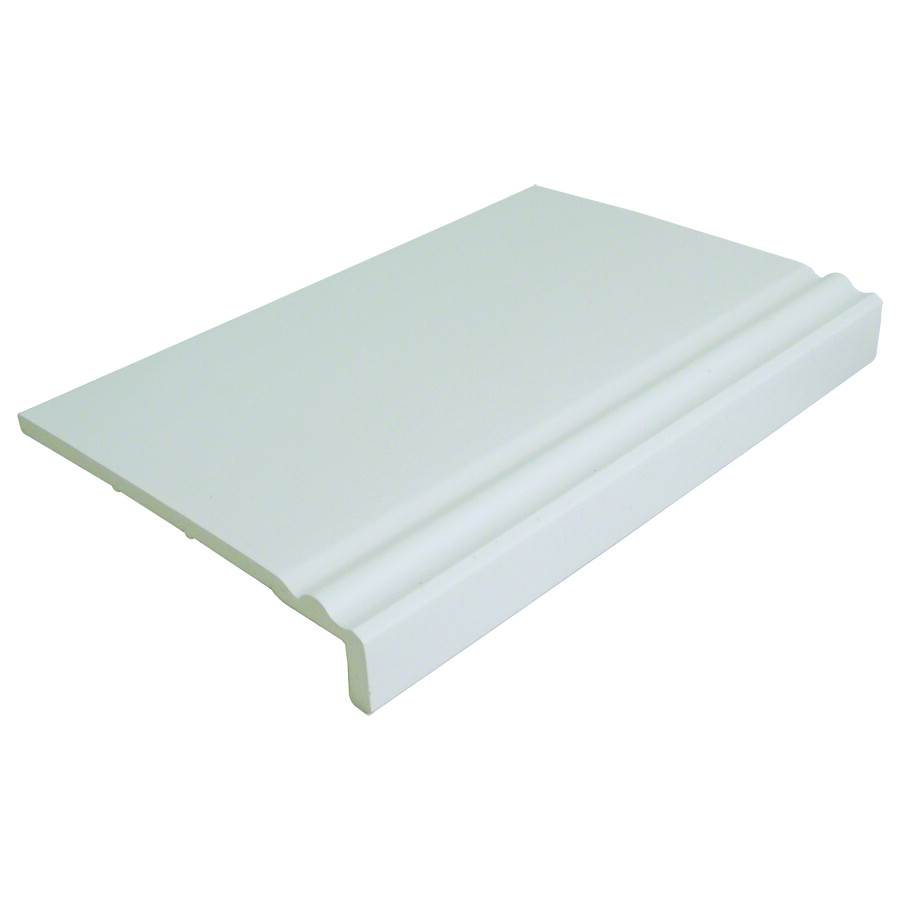 Wht OGEE UPVC Skirting Board Cover Various Depths 2.5m length & acc