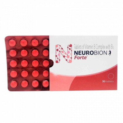 Pack Of 2 X Neurobbion Forte Vitamin B Complex With B12 OTC 30 tablets