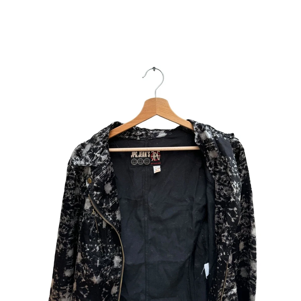 Chaqueta motera Jean Paul Gaultier vintage negra talla 48 se adapta a mujeres M hombres S Unis Foto 3 de 4