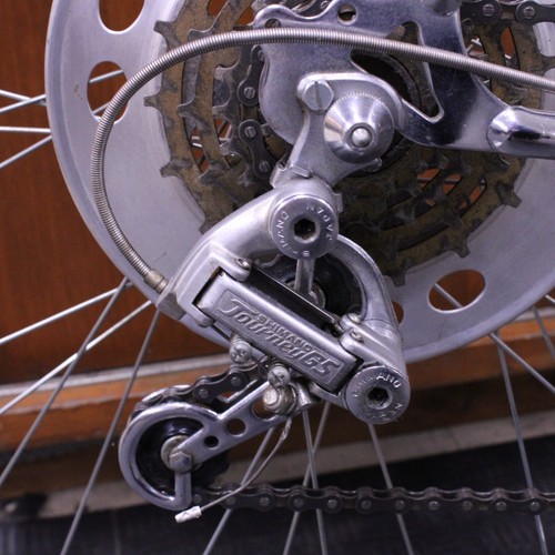 Vintage Miyata Road Bike Lugged Steel 58 cm Black Shimano Tourney Japan - Picture 6 of 18