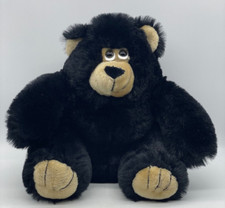 Fiesta America Wego 11" Black Bear Round Ball Plush 1989 1123B Stuffed Animal