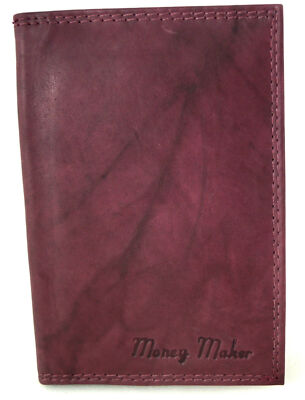 Kartenetui Dokumentenmappe Ausweishülle Echt Leder Brieftasche Kartenmäppchen