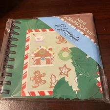 Mini Holiday Scrapbook Kit, Elements By Creativity Inc, Gingerbread House Theme