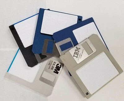 10 PACK 720K DS/DD 3.5'' FLOPPY DISKS.  MF2-DD.  RECYCLED.  GUARANTEED 100%