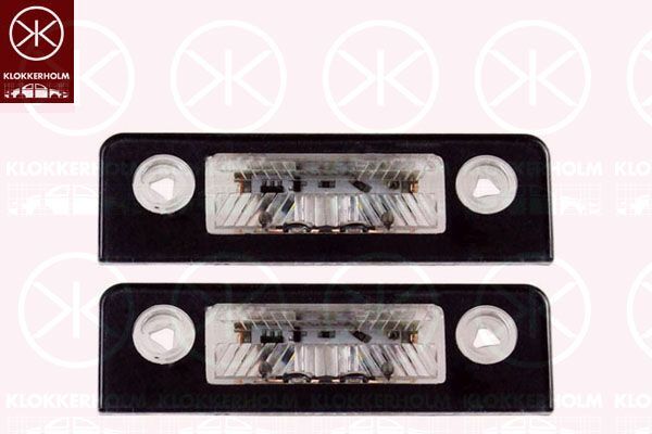 NEU Nummernschild Lampen - L/R - Passt FüR Ford Galaxy I (Wgr) 1995-2006 X1-image