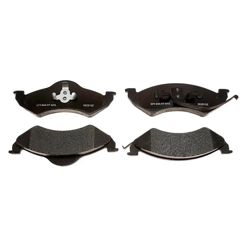 Rotores de freno delanteros + pastillas de freno metálicas y herrajes para Dodge Durango 1998-1999 Foto 2 de 4