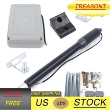 Automatic Gate Opener Single Swing Gate Opener Kit W/ Remote Control 110V 325lbs
