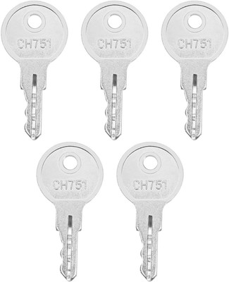 Set mit 5 Schlüsseln CH751, Kompatibel mit Hillman, Hyoko, Grainger, Southco, Sp