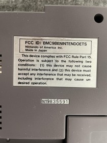 Nintendo NES-001 Console Japan 2 Controllers Game Genie Cables Tested