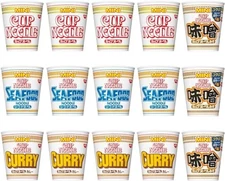 Nissin Foods Pot-type noodles Ramen Mini Assortment Set (4 Varieties, 15 Servin_