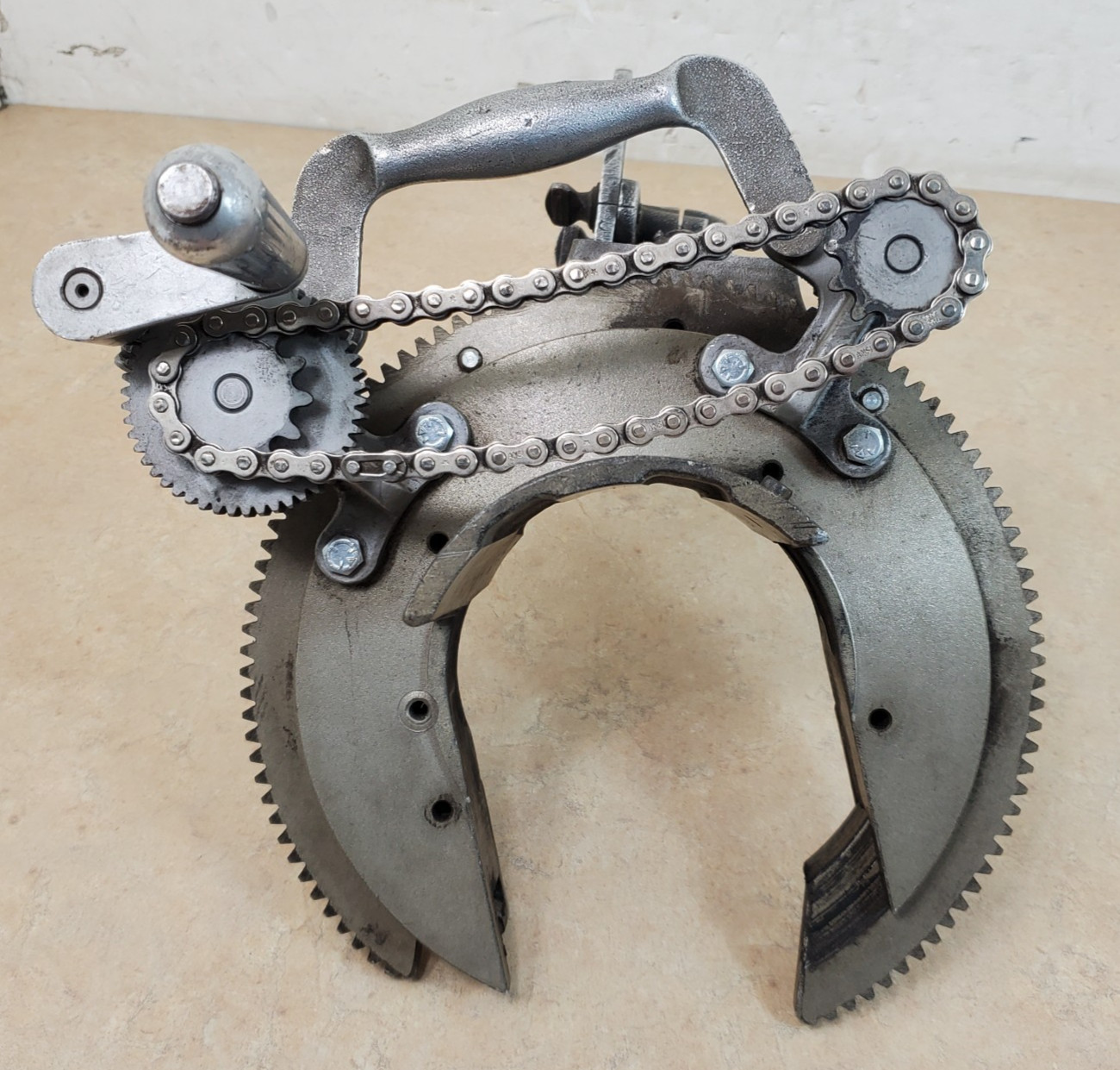 Mathey Dearman Manual Saddle Style Pipe Cutting & Beveling Machine 2" - 4"