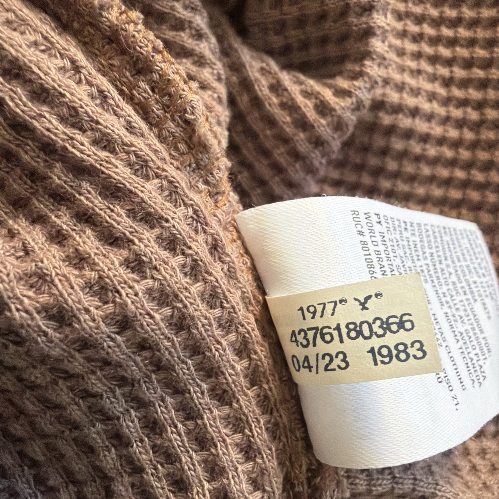 American Eagle Thermal Button Front Shacket Women… - image 5